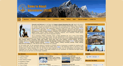 Desktop Screenshot of nepalesetrekking.com